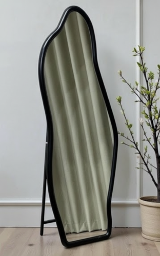 مرآة أرضية كاملة بإطار انسيابي ناعم 160×60 سم