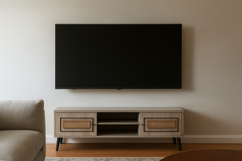 طاولة تلفاز خشبية مقاس 160سم - خشبي