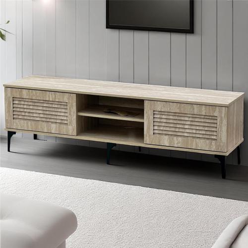 طاولة تلفاز خشب مودرن مقاس 180سم-عدة الوان