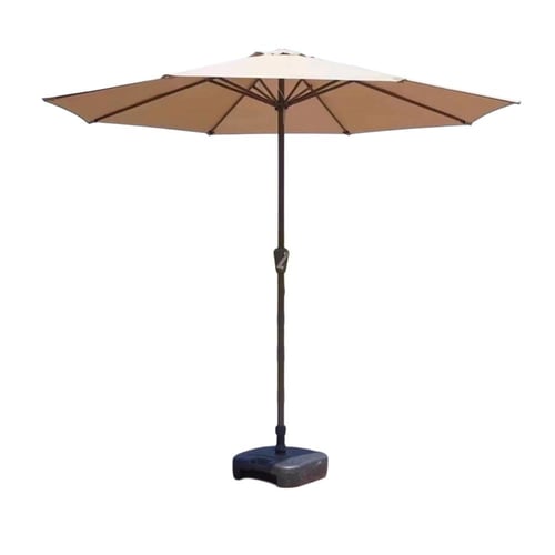 طقم طاولة جلسة خارجية مستطيل مع 6 كراسي لون أسود م...