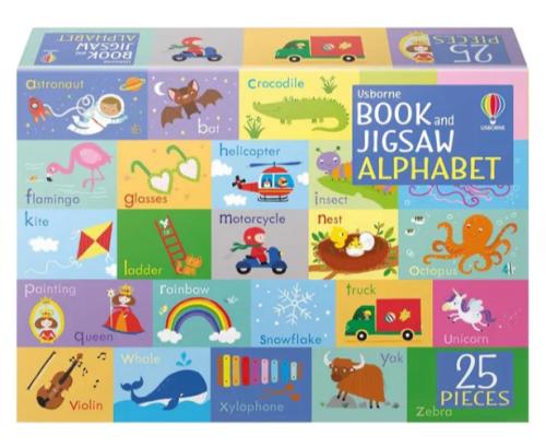 كتاب + بزل لتعلم الأحرف