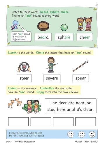 Phonics - Year 1 Book 3