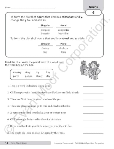 Evan Moor Educational Publishers Language Fundamen...