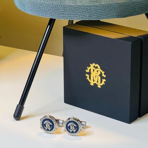 أزرار كمّ روبرتو كفالي أزرق 2 - تسليم فوري