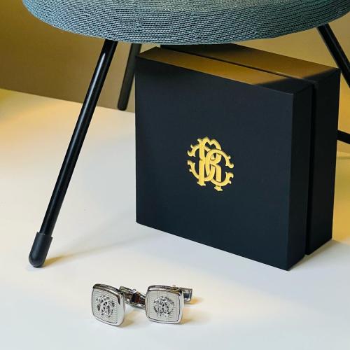 أزرار كمّ روبرتو كفالي فضي 3 - تسليم فوري