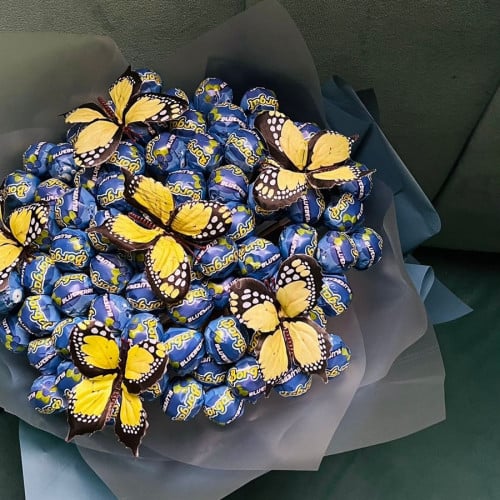 Bouquet lollipop candy