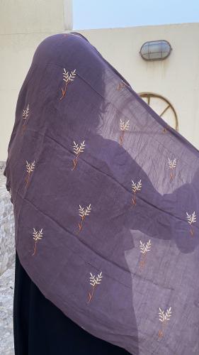 طرحه لينن مطرزة