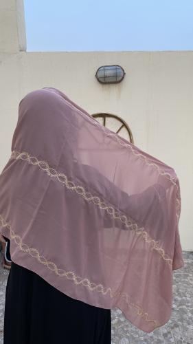 طرحه ليزر مطرزة
