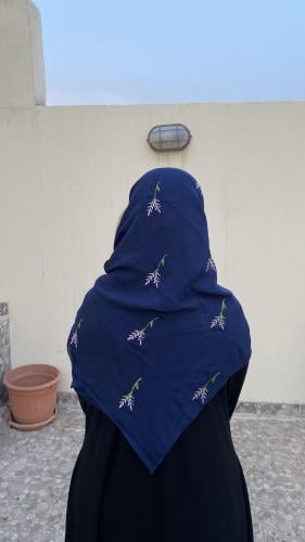 طرحه لينن مطرزة