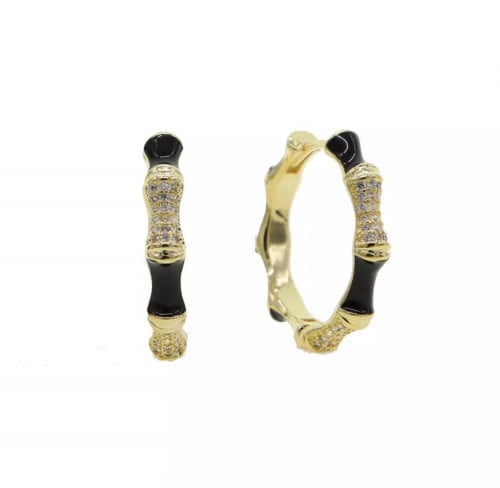 هوب اسود مطلي ذهب