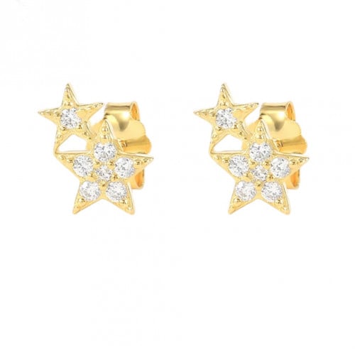 حلق يومي فضة عيار 925 مطلي