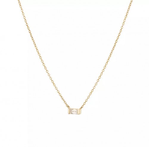 سلسلة فضة عيار 925 مطلية بالذهب عيار 18- لون ذهبي