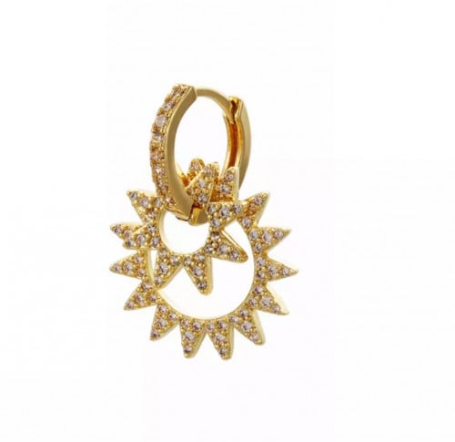 حلق سباركل مطلي ذهب