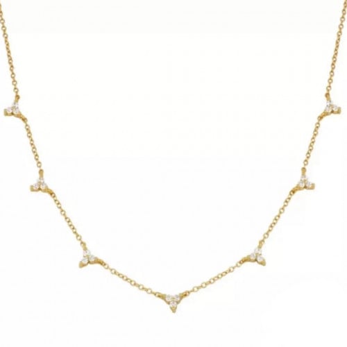 سلسال فضة مطلي ذهب