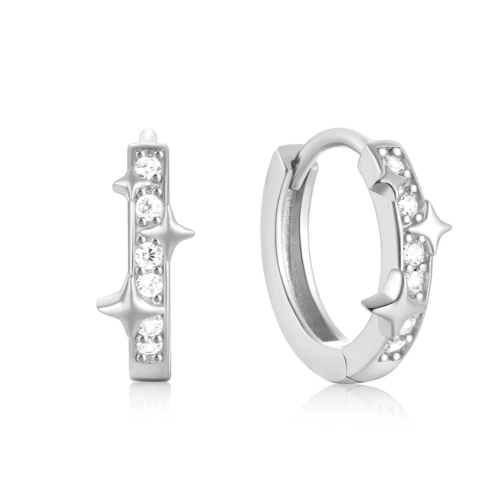 حلق فضة 925 مضاد للماء