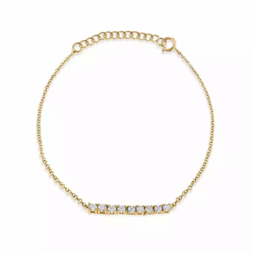 اسوارة فضة عيار 925 مطلية بالذهب عيار 18مع زركون