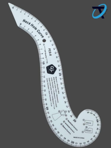 طقم مساطر أبيض