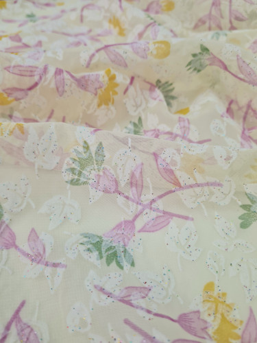 شيفون نقشة كشميري ملون /21