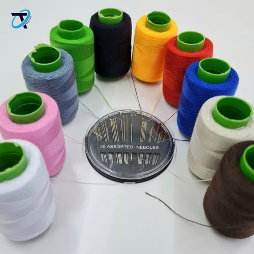 مجموعه خيوط ملونة \ و أبر