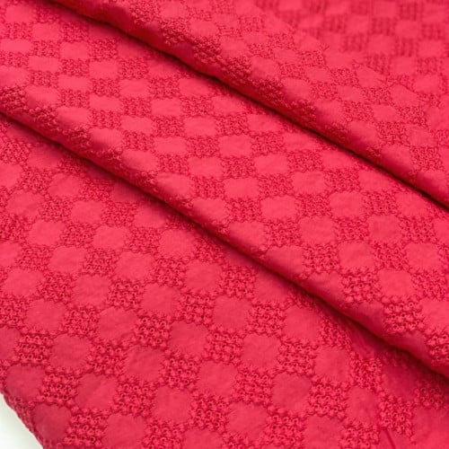 مخرمات قطنية "ركاما" - أحمر