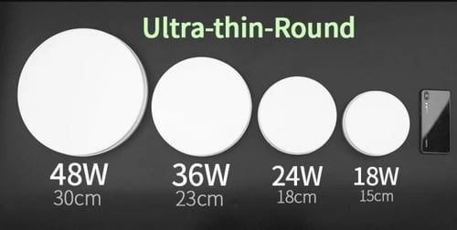 إضاءة سقف - فائق النحافة / مربع درجة لون إضاءة طبي...