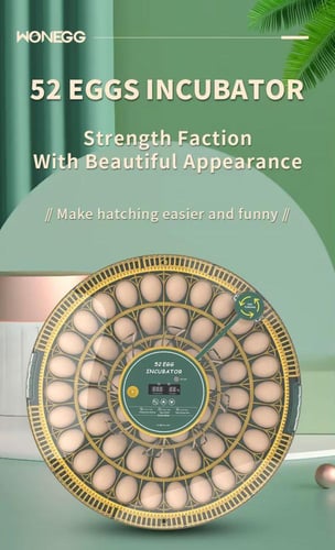 فقاسة 52 بيضة نظام تدحرج