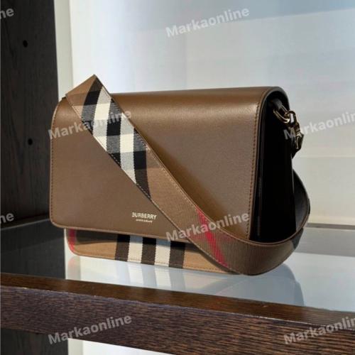 بربري ماكفورد كروس بودي | Burberry Mackford House checked shoulder bag