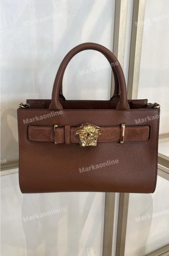 فيرزاتشي ميدوسا توت | Versace Medusa Leather Tote...