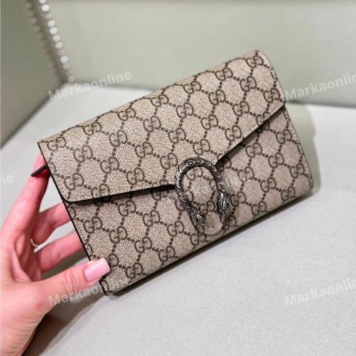 قوتشي محفظه مع سلسله | Gucci Dionysus wallet on chain