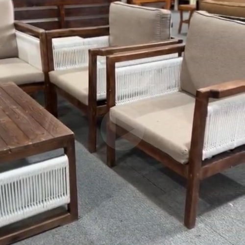 طقم جلسة خيوط فاخر مديل جديد