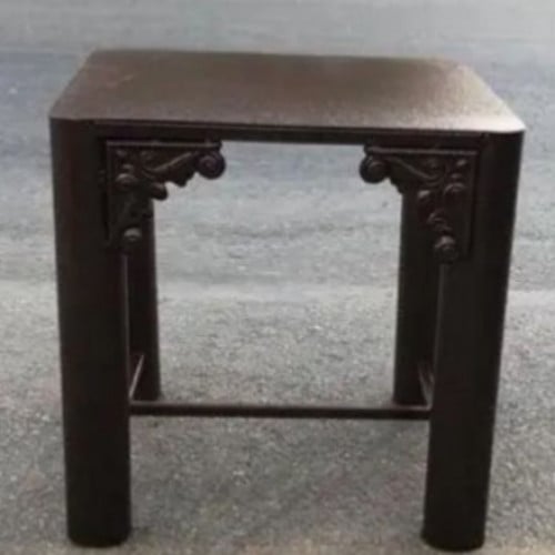 طاولة خدمة حديد بني