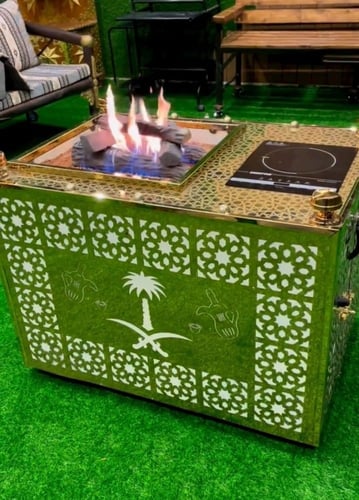 منقل نار حاتم مرتفع +عين كهرب