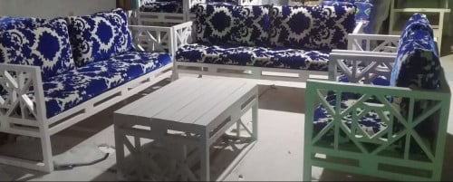 طقم جلسة خشب سويدي