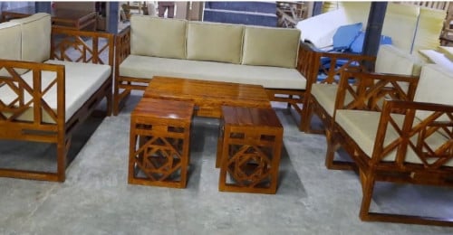 طقم جلسة خشب سويدي