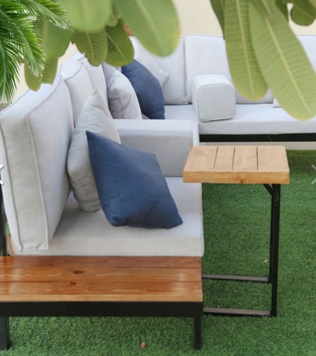 جلسة خارجية بالمتر