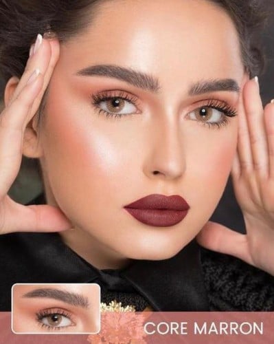 عدسات ناتشروال اليوميه الون ( CORE MARRON )