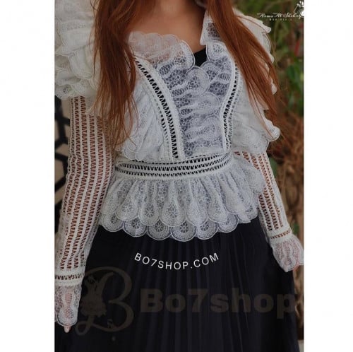 توب ابيض جوبير blouse24