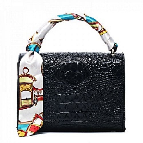 حقيبة جلد اسود bag 7