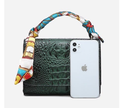 حقيبة جلد اخضر Bag 6