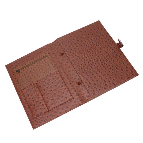 ملف جلد بني