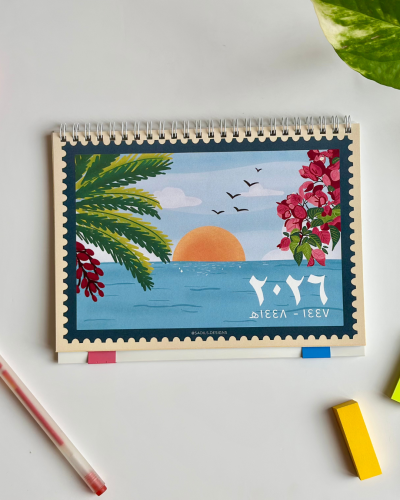 منظم شهري وتقويم ٢٠٢٦ | Monthly Planner & Calendar...