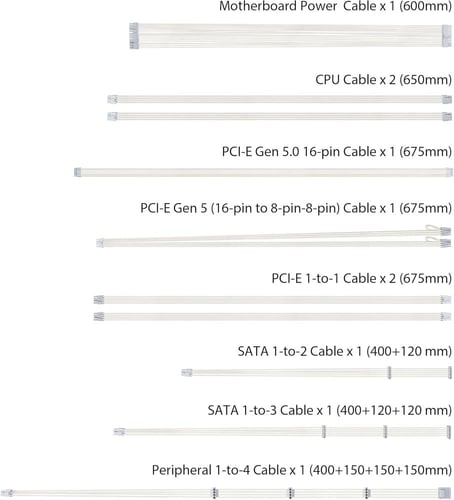 ASUS TUF Gaming 1000W Gold White Edition باور سبلا...