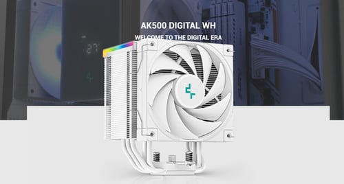 DeepCool AK500 digital Air cooler white