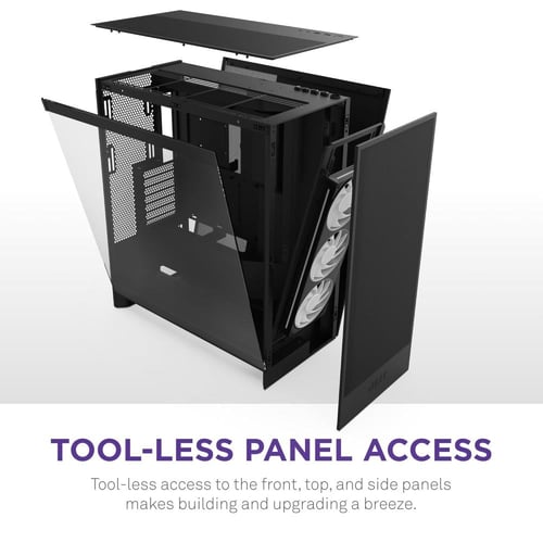 NZXT H7 Flow RGB 2024 - Mid-Tower ATX Airflow Case...