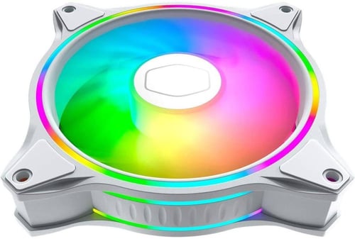 Cooler Master MasterFan MF120 Halo White Edition D...