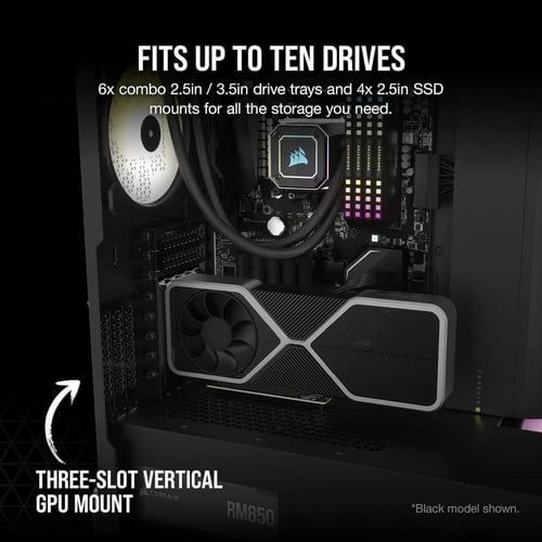 CORSAIR 7000D AIRFLOW Full-Tower ATX PC Case White...