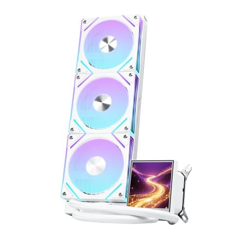 Thermo Raptor RT360 – مبرد مائي AIO مع شاشة 4 بوصة...