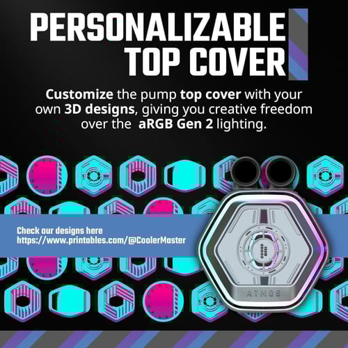Cooler Master MasterLiquid 240 Atmos ARGB AIO Liqu...