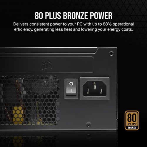 CORSAIR CX650 80 PLUS Bronze 650W ATX Power Supply