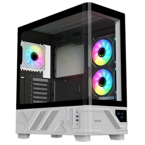 Egeira Case RAIDER White-Black, w/6 Argb fans, Typ...